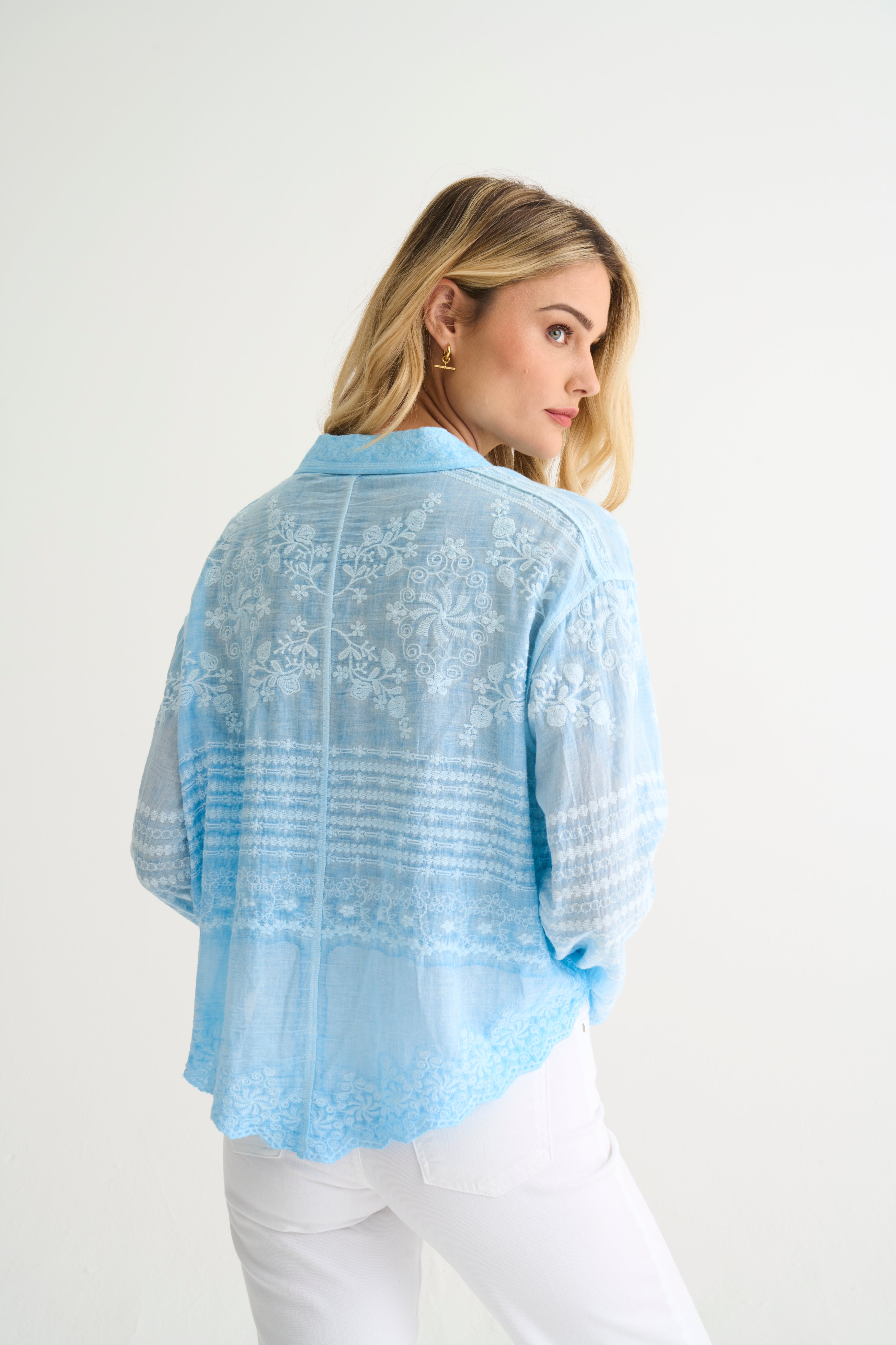 Blue Dani Anglaise Shirt