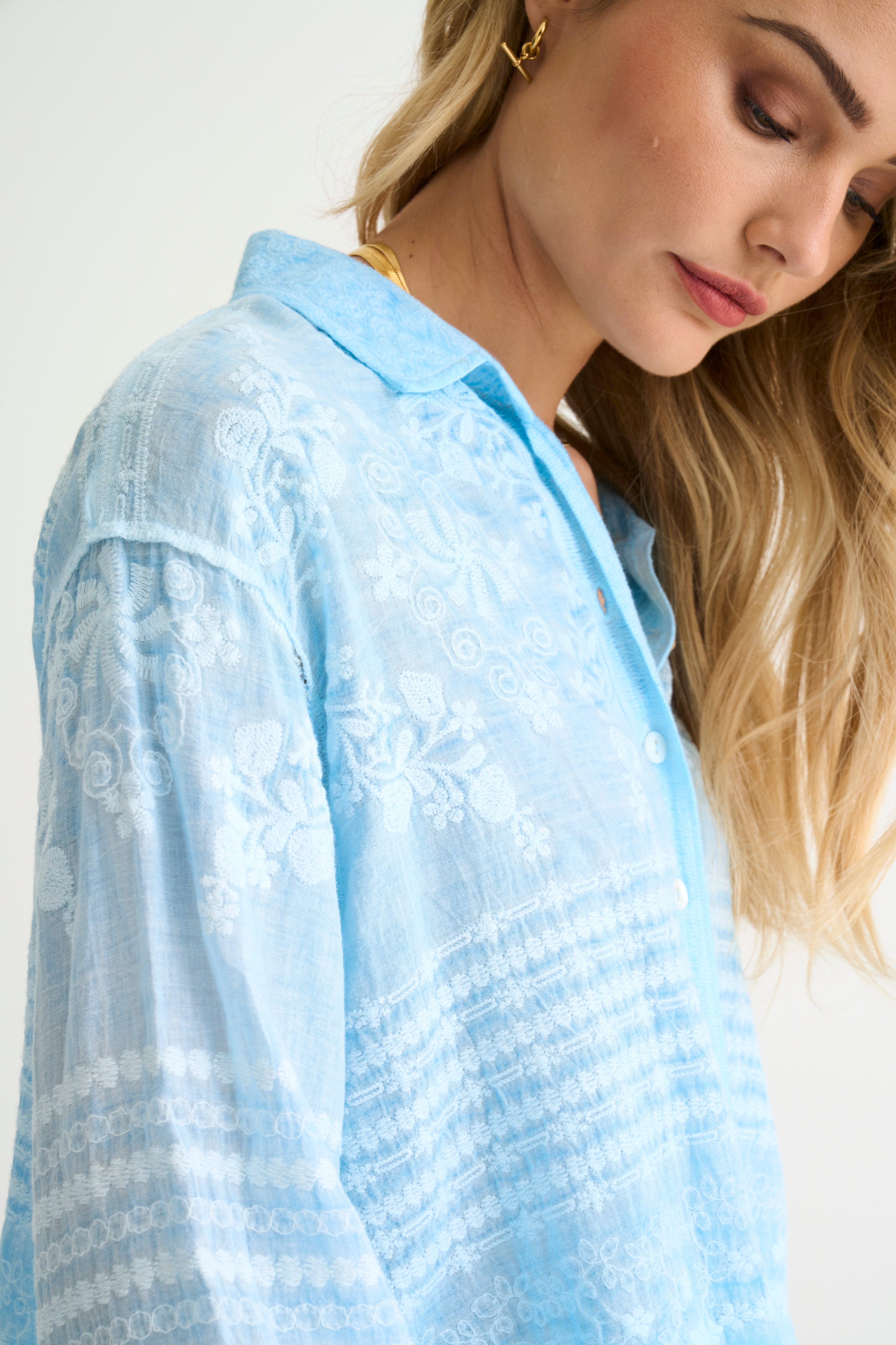 Blue Dani Anglaise Shirt