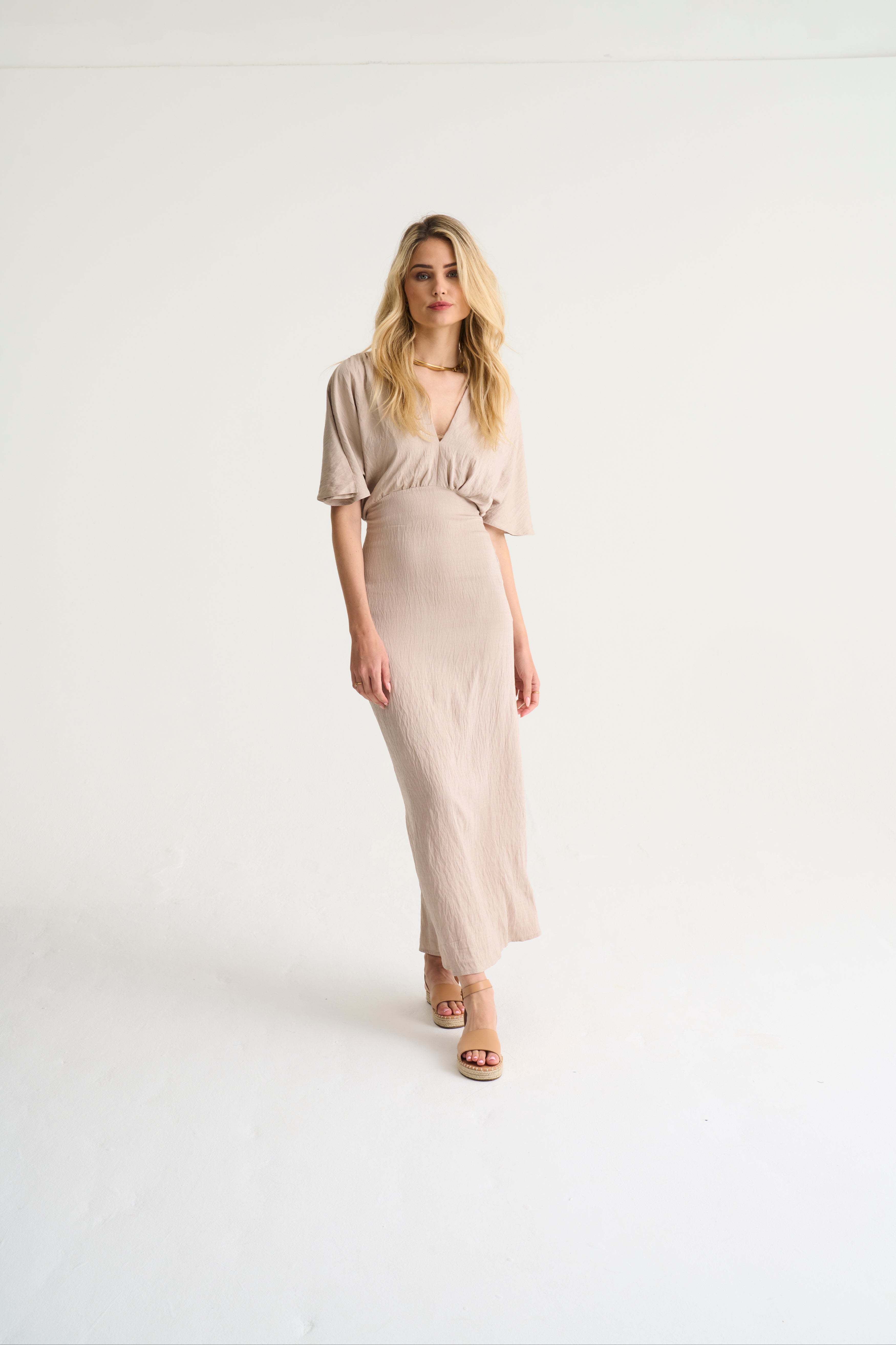 Textured Butterfly  Dress