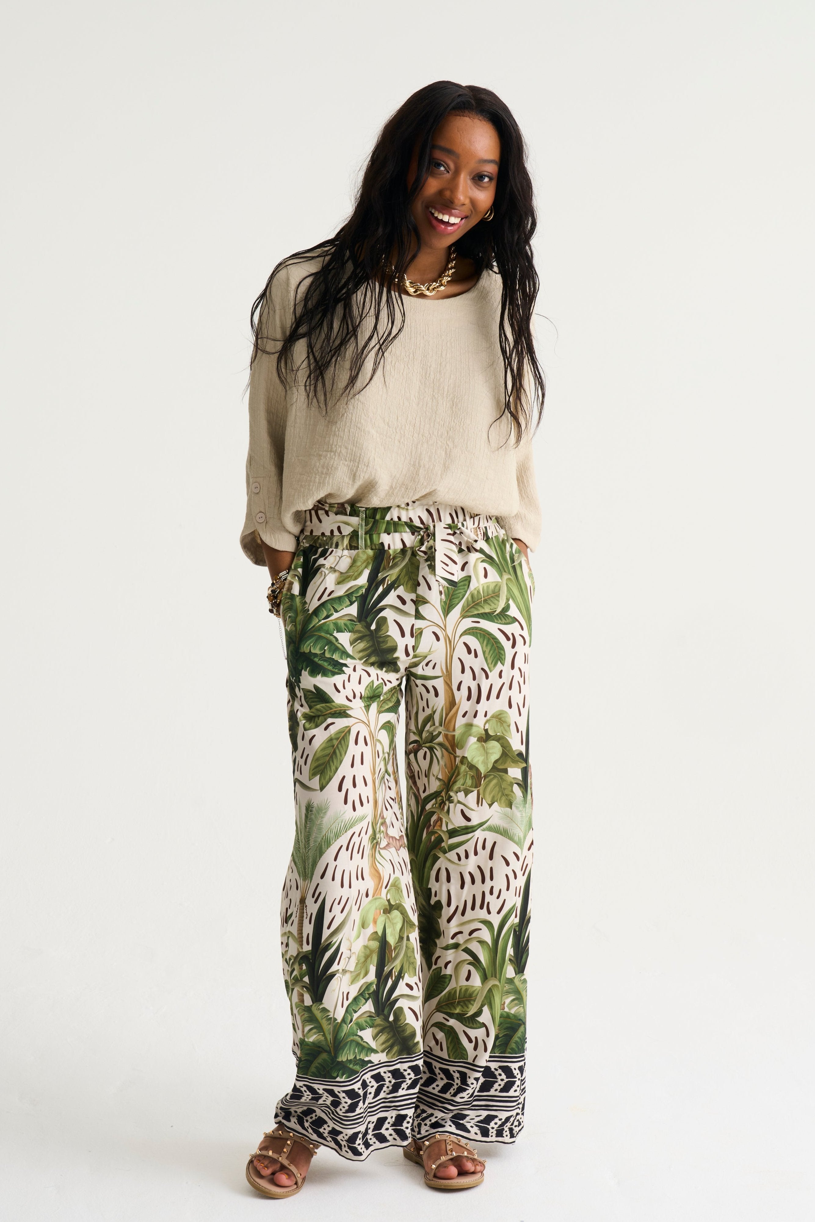 Resort Paperbag Pants