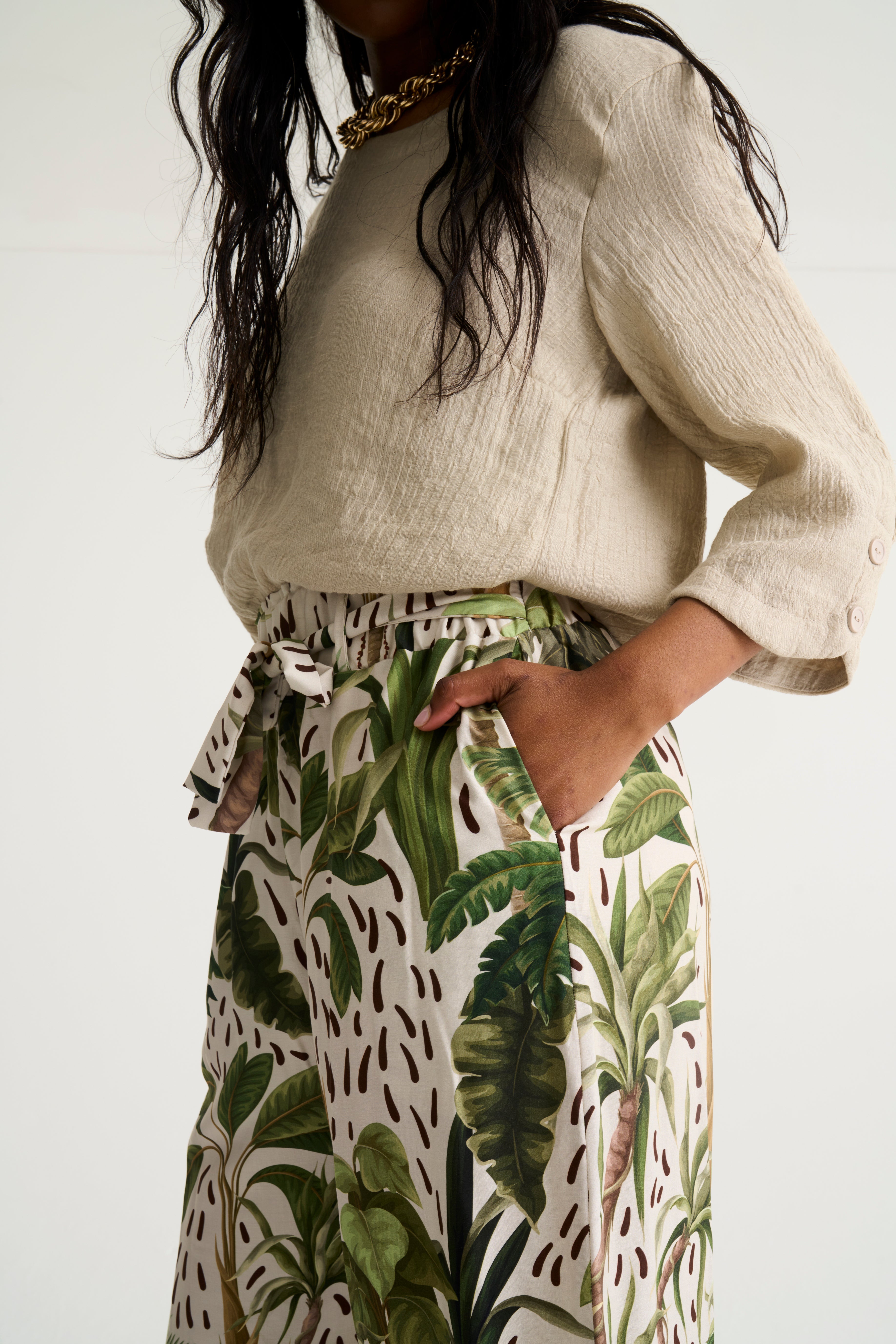 Resort Paperbag Pants