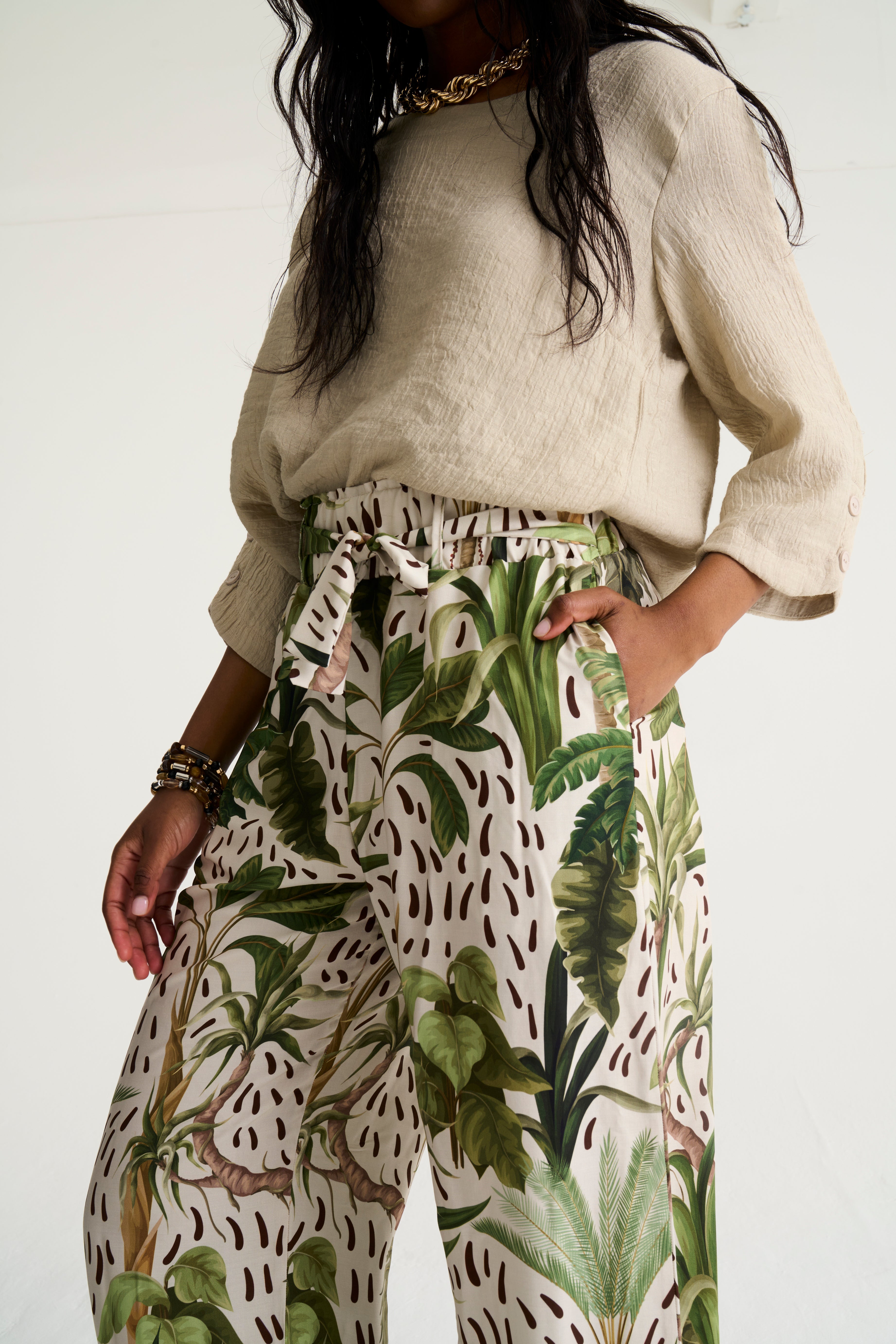 Resort Paperbag Pants