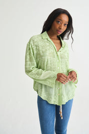 Fern Green Dani Anglaise Shirt