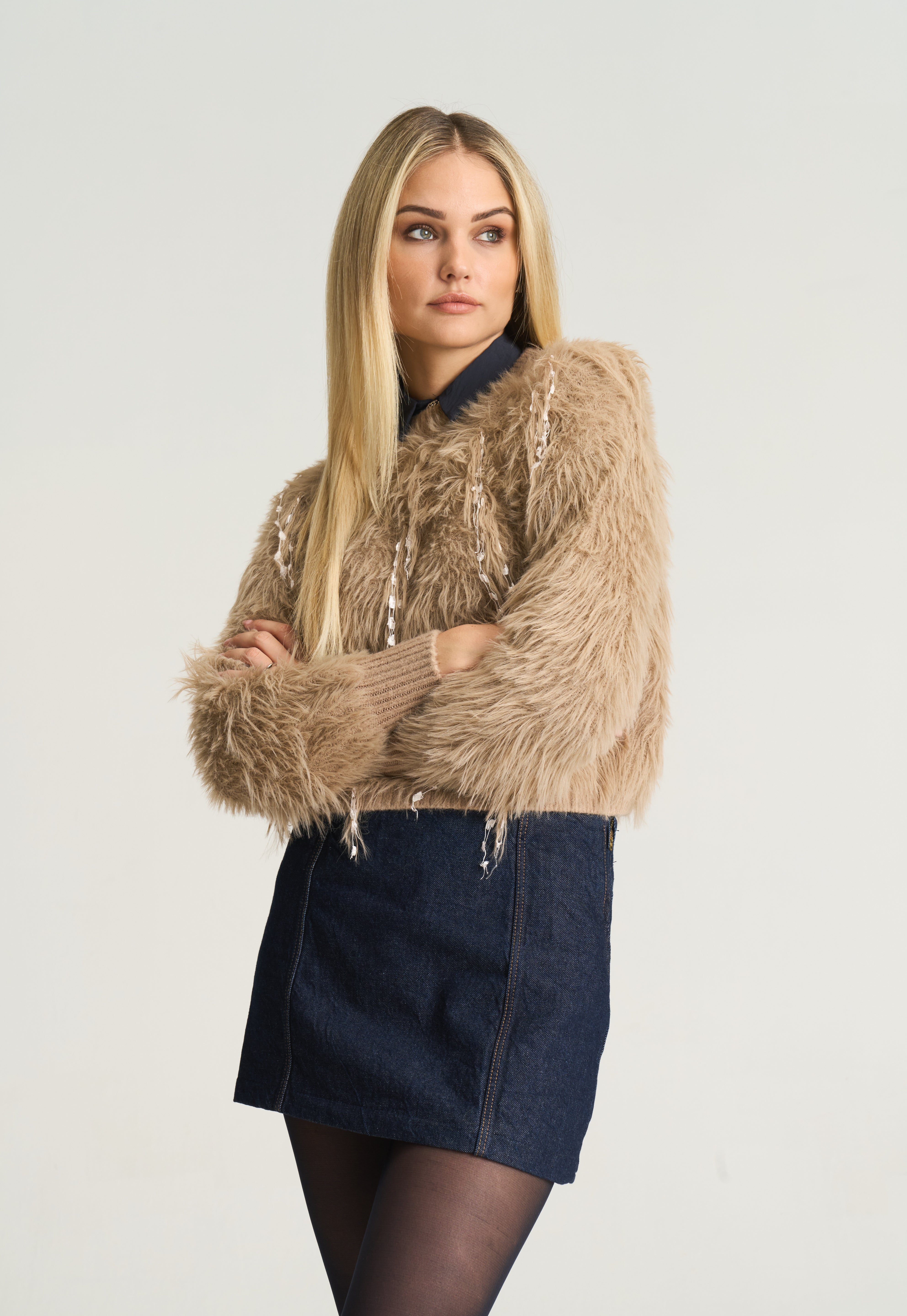 Tassel Eyelash Jersey