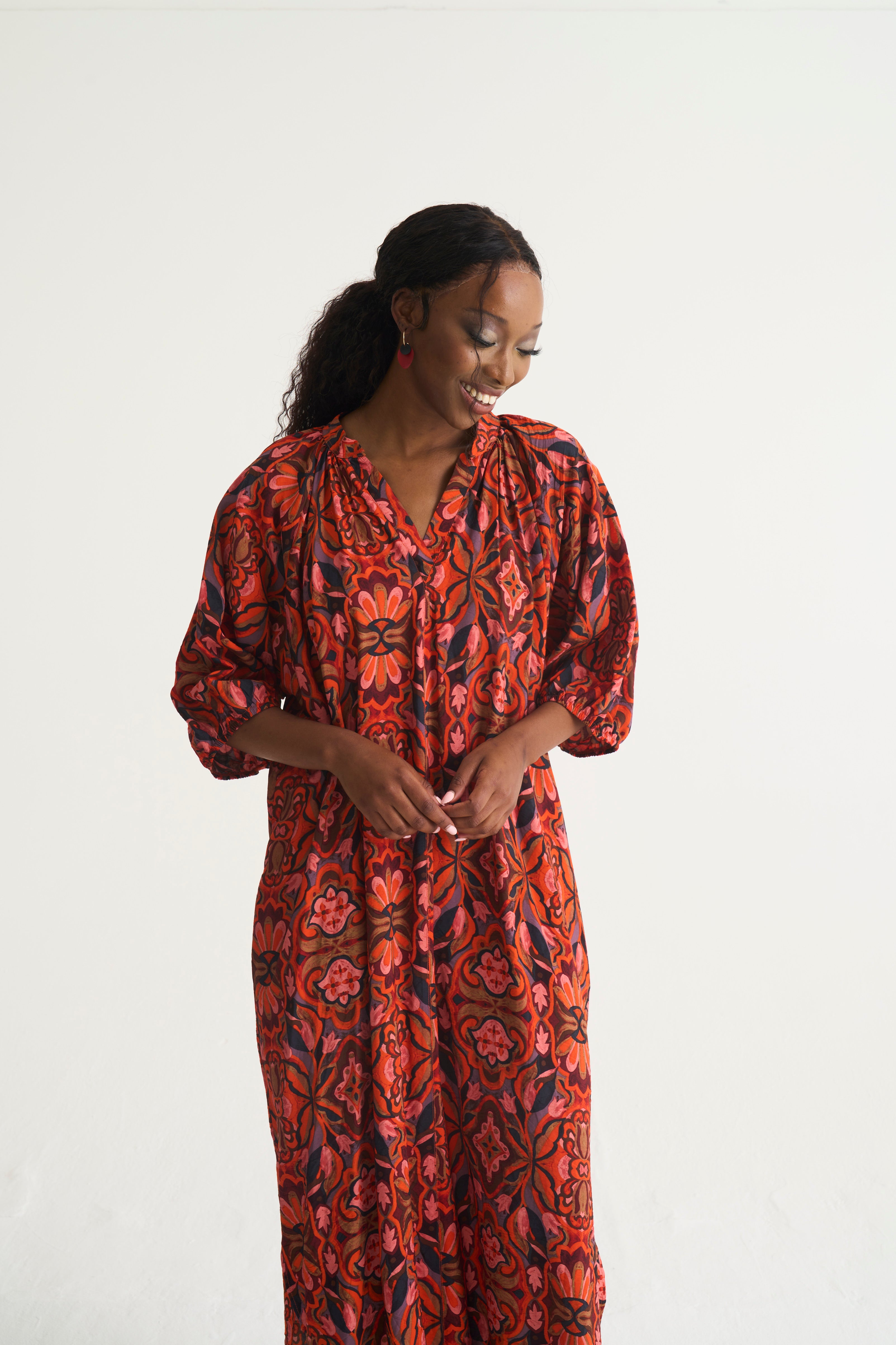 Moroccan Print Jenny Tunic