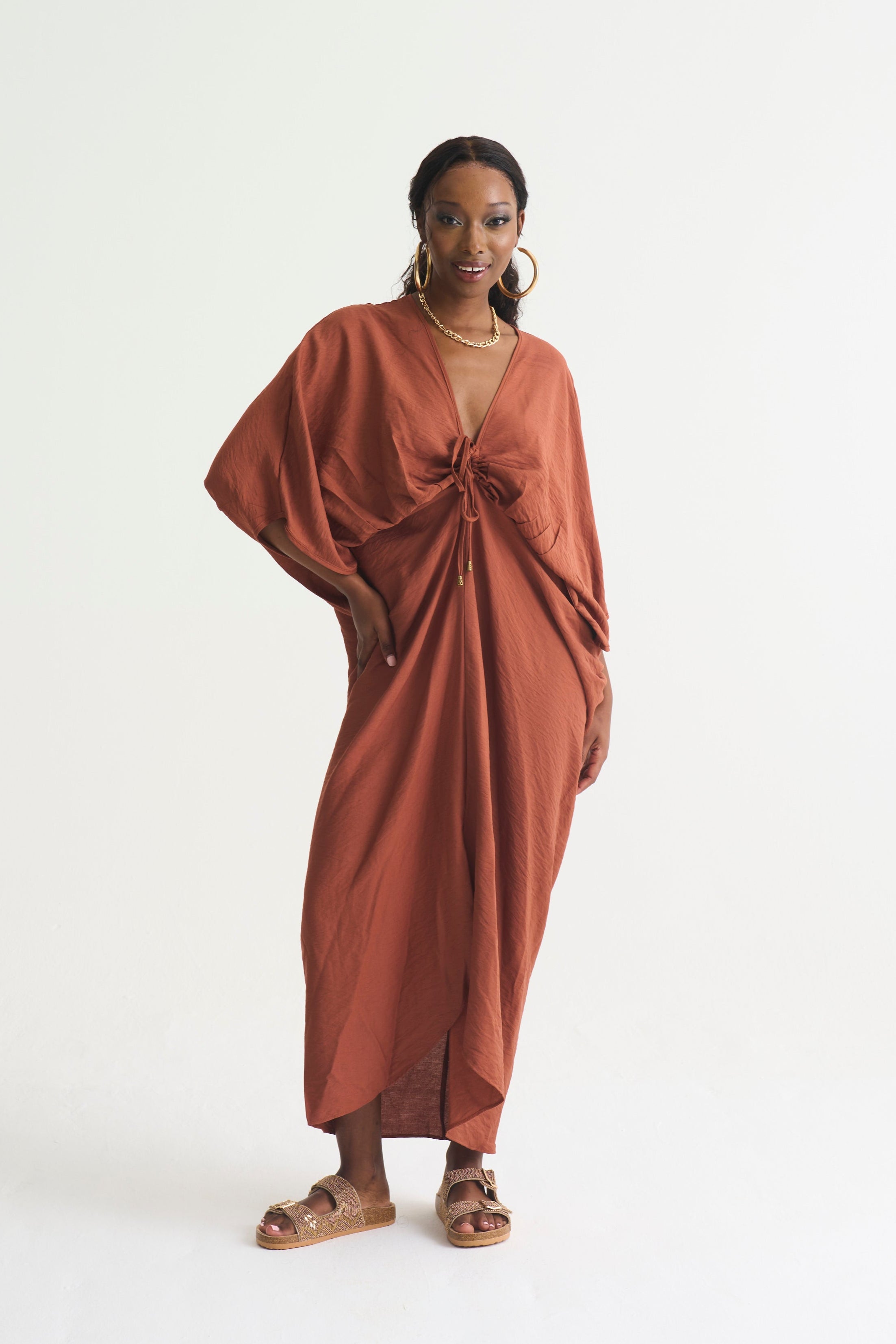 BURRO DRAPE KAFTAN