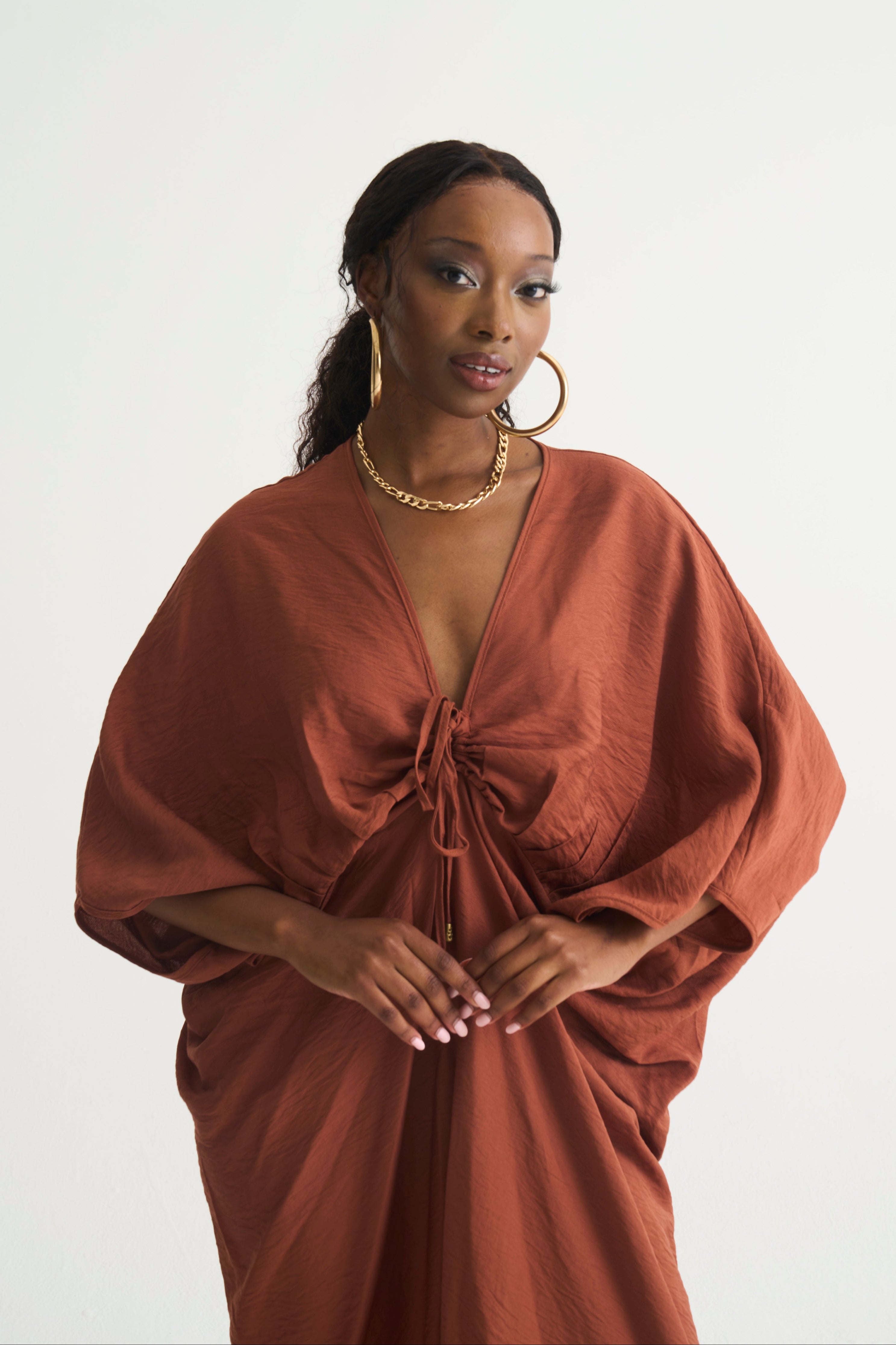 BURRO DRAPE KAFTAN