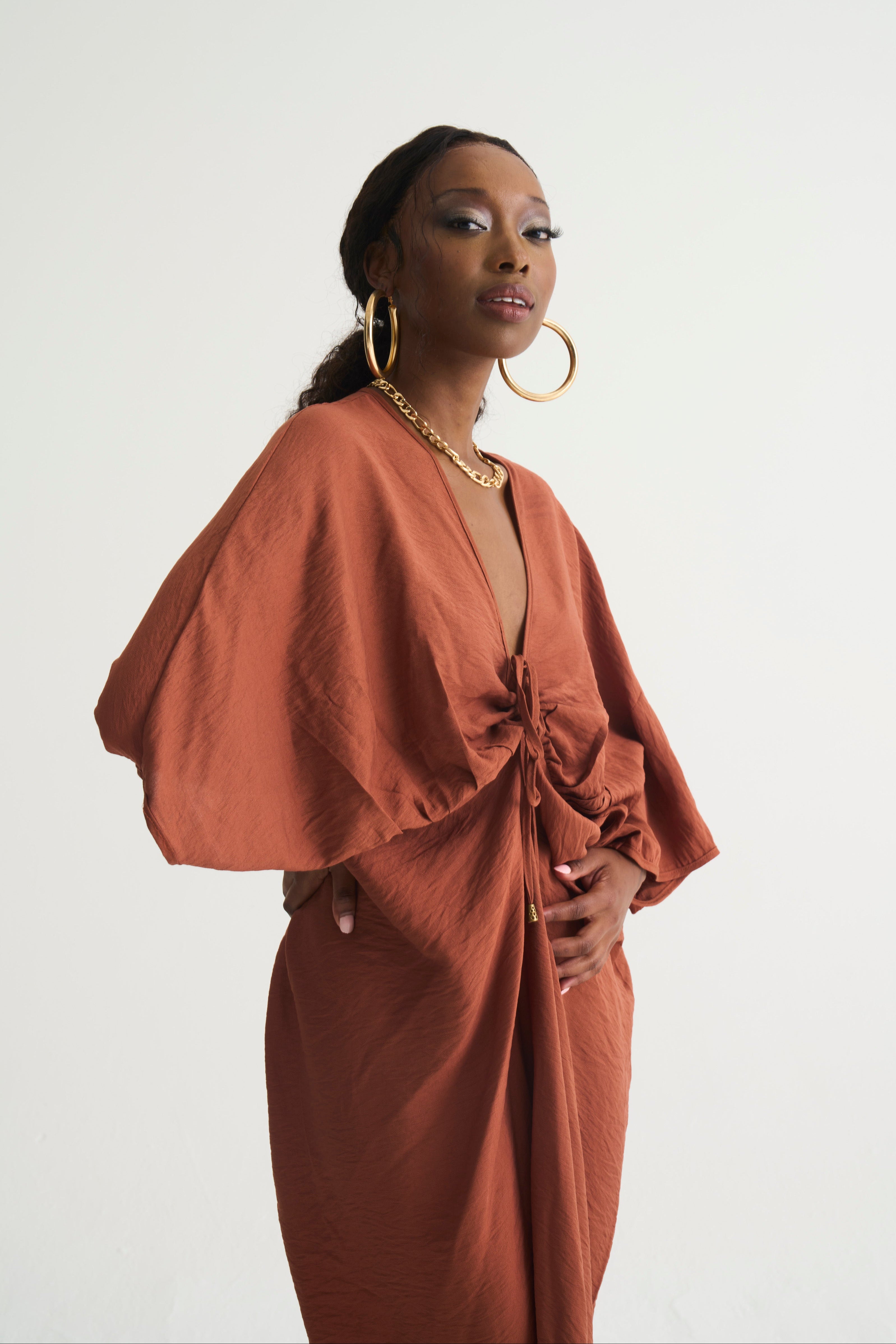 BURRO DRAPE KAFTAN