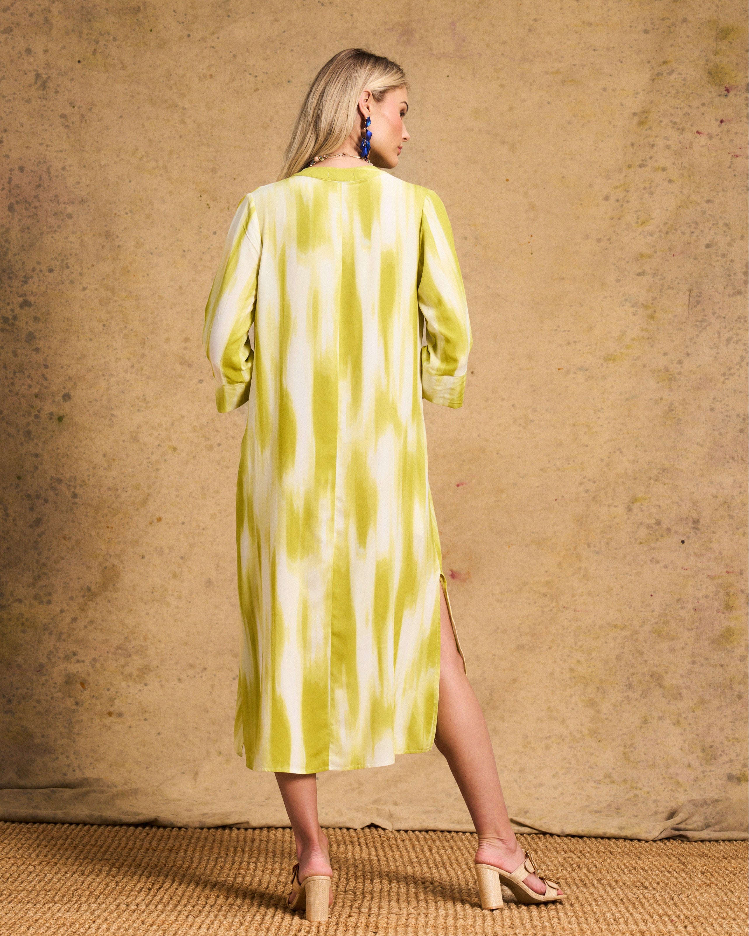 Sam Tunic In Lime Lines