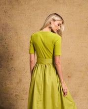 Venice Cotton Dress In Chatruese