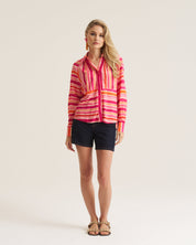 Artist Blouse - Pink / Orange