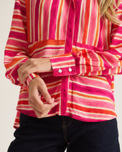 Artist Blouse - Pink / Orange