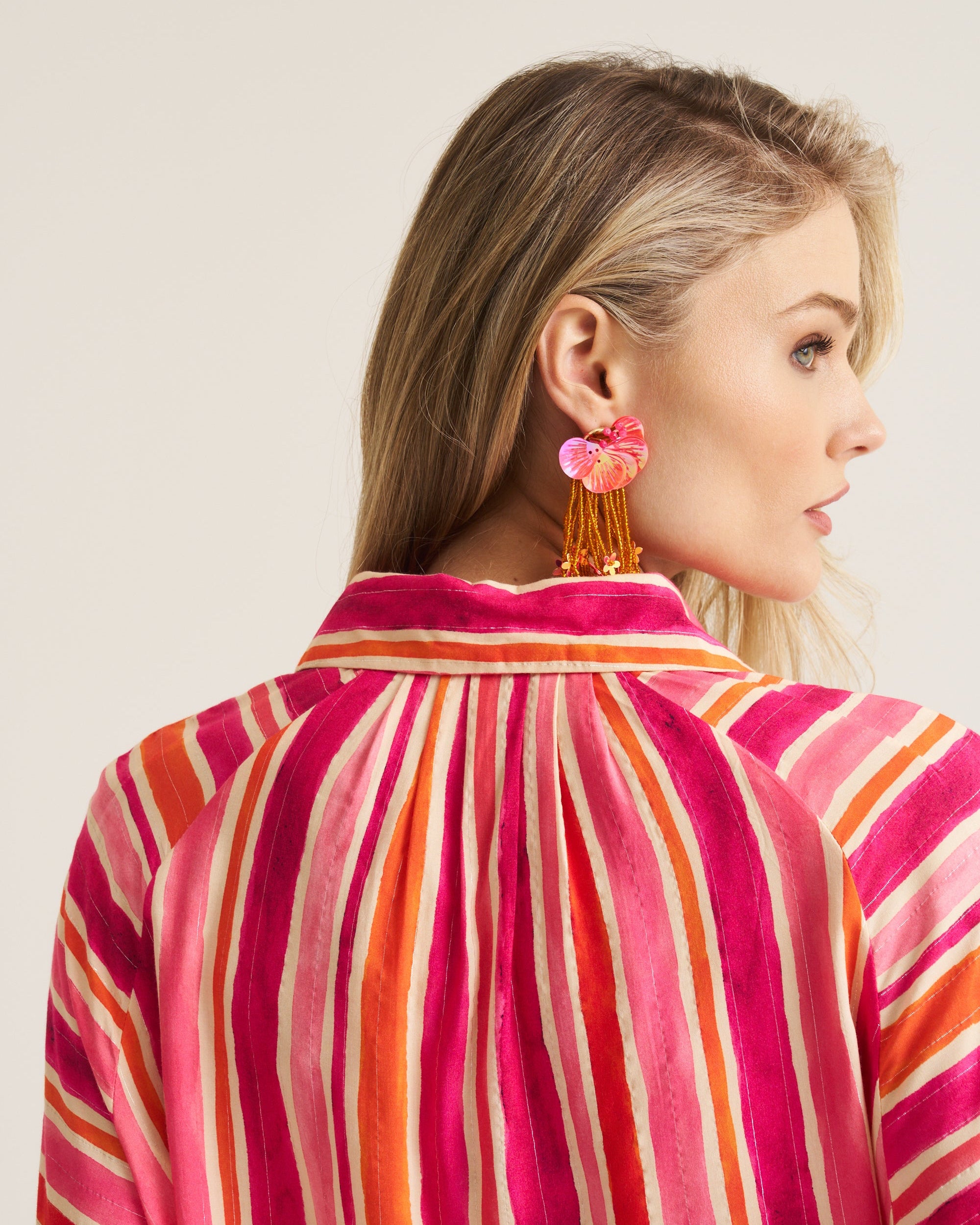 Artist Blouse - Pink / Orange