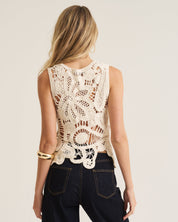 Crochet Vest - Apricot