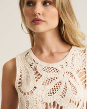 Crochet Vest - Apricot