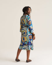 Mandrin Tunic - Blue Marrakech