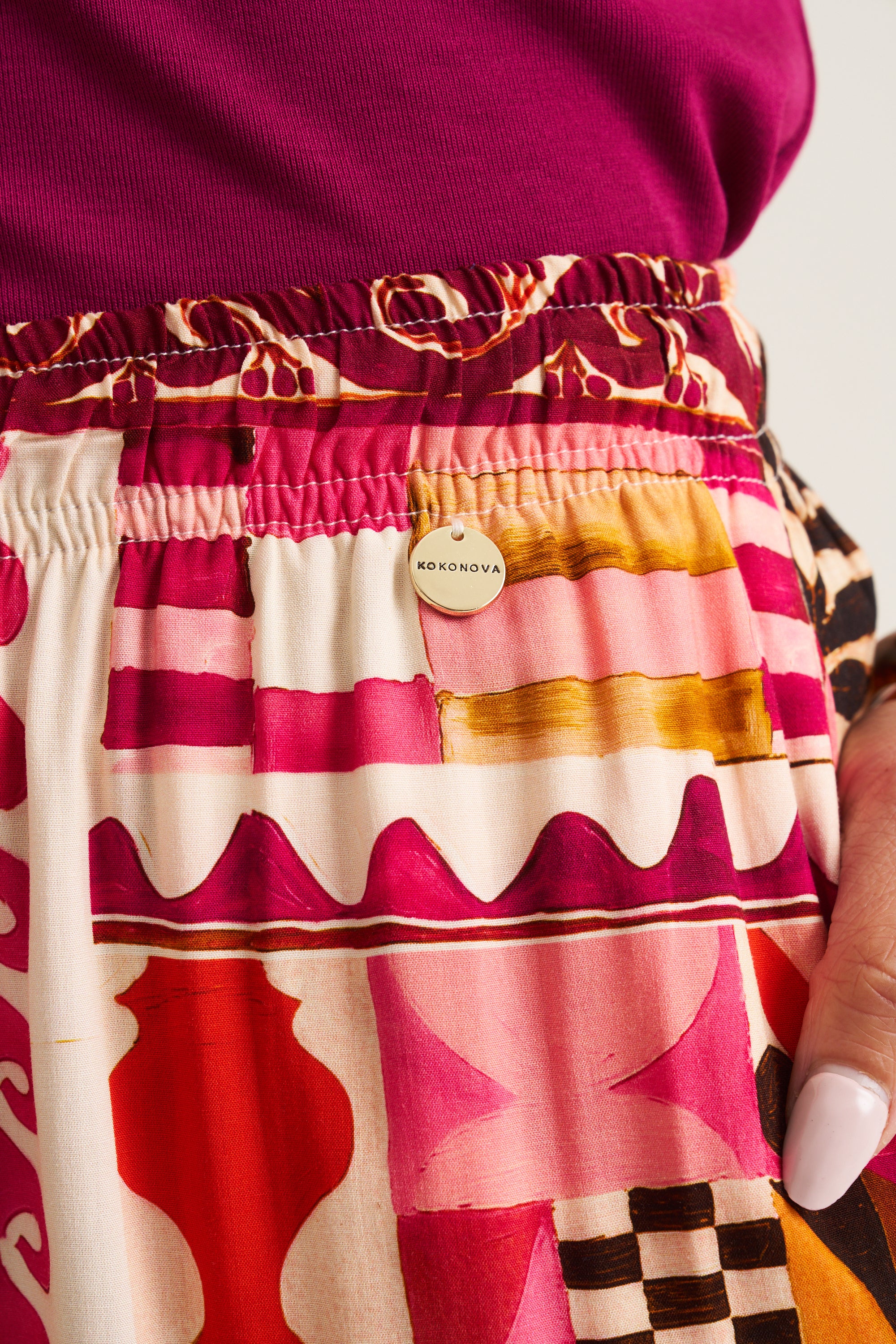 Relaxed Pants - Pink Marrakech