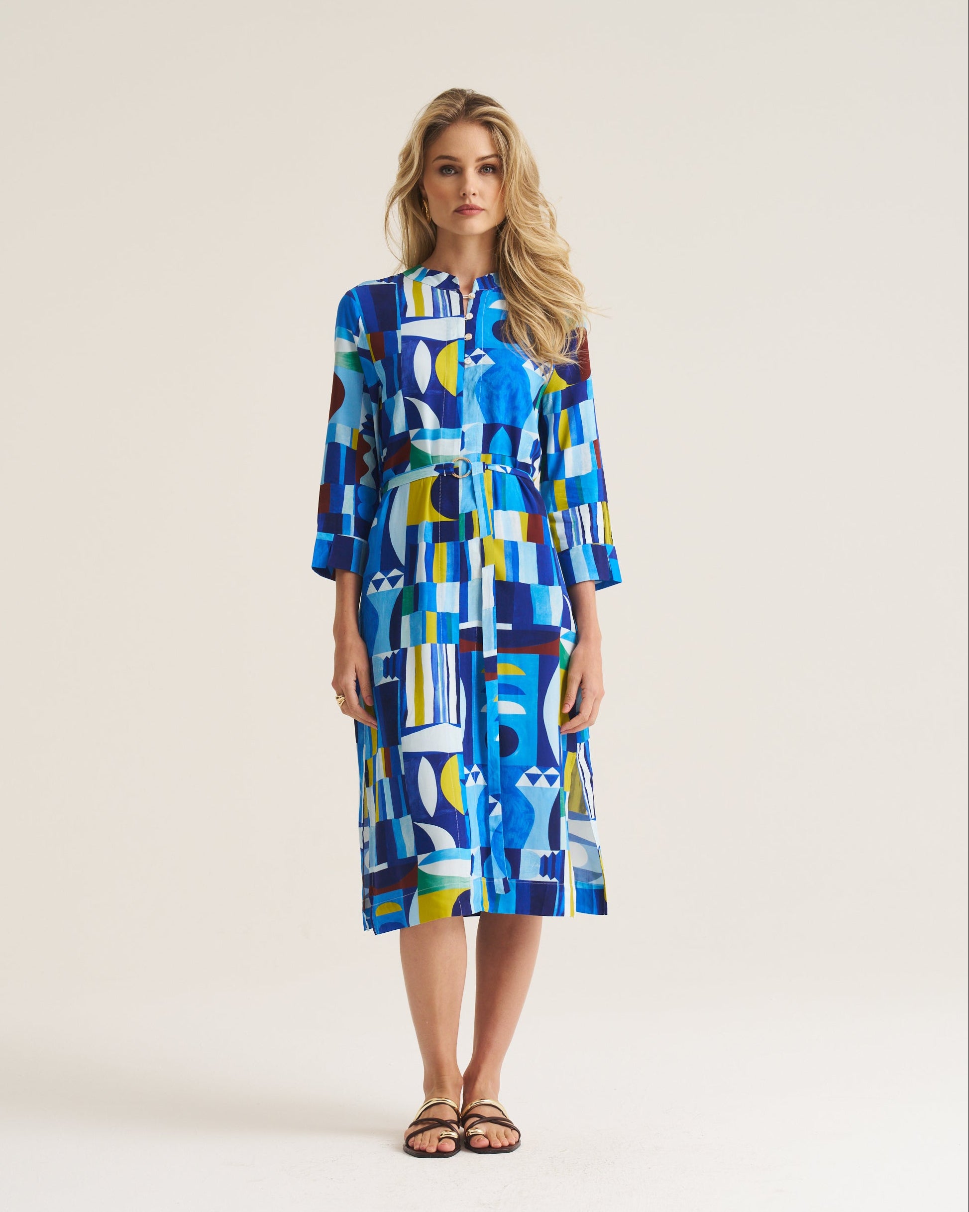 Mandrin Tunic - Blue Moon