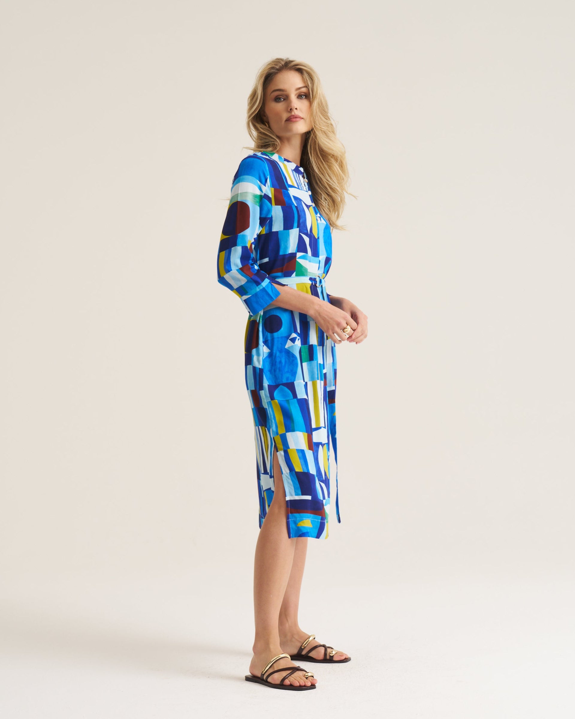 Mandrin Tunic - Blue Moon