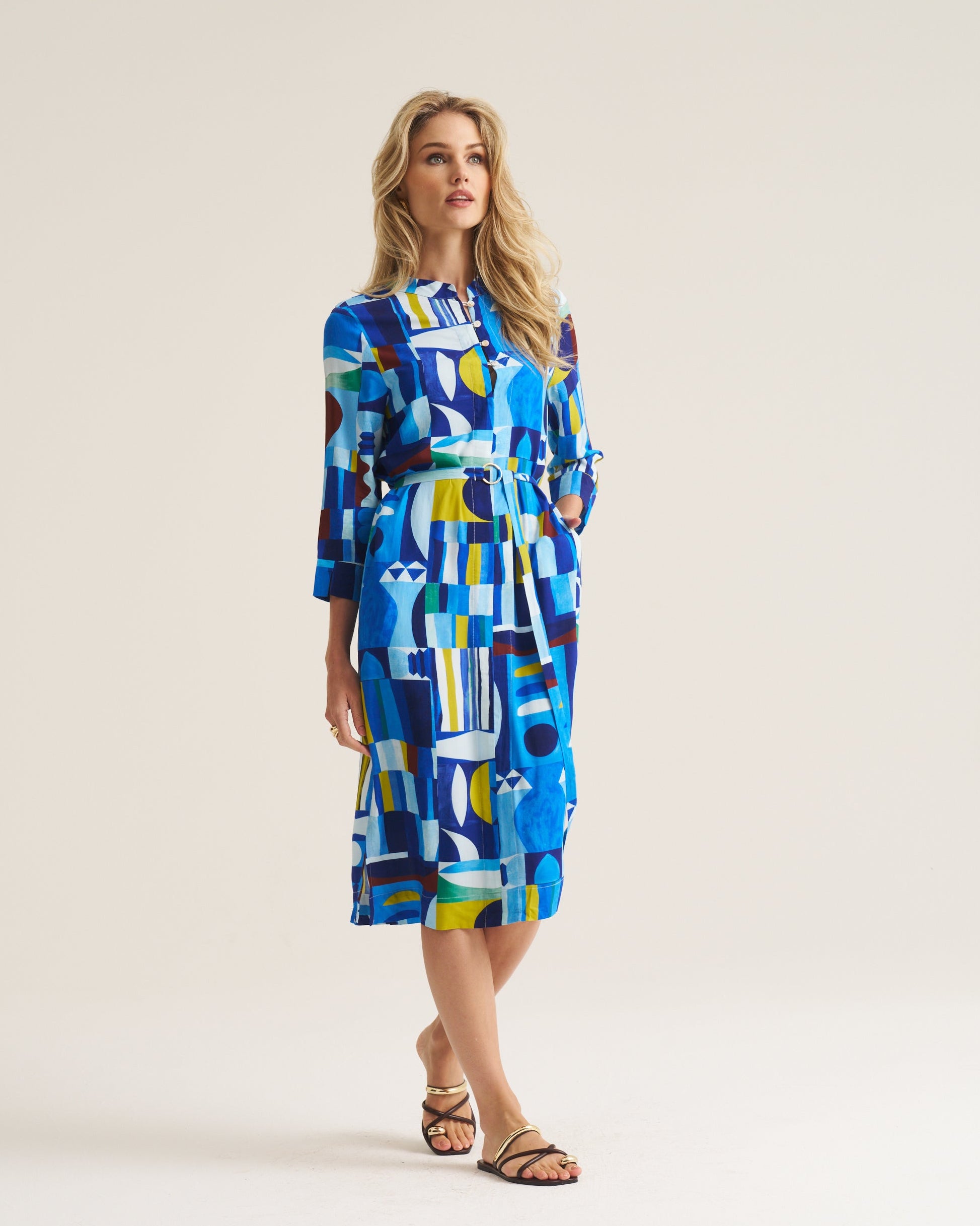 Mandrin Tunic - Blue Moon
