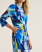 Mandrin Tunic - Blue Moon