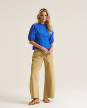 Marlow Blouse - Cobalt