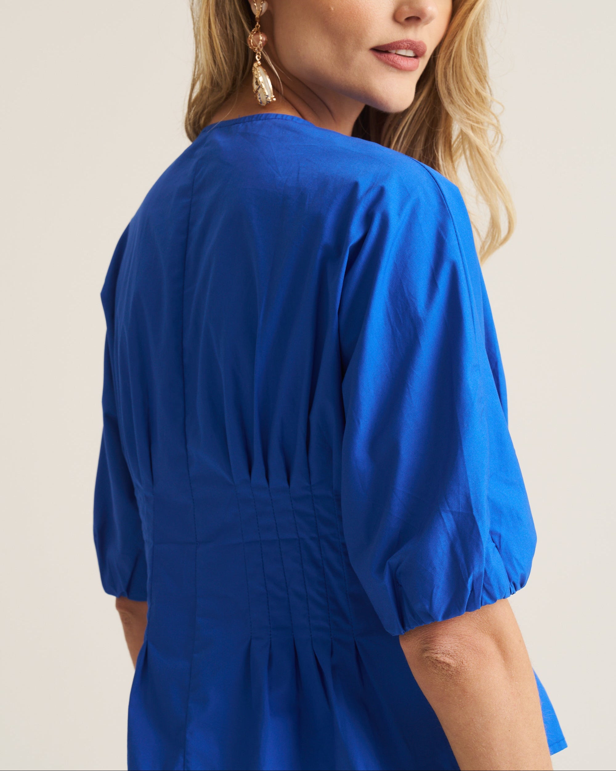 Marlow Blouse - Cobalt