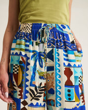 Relaxed Pants - Blue Marrakech
