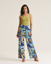 Relaxed Pants - Blue Marrakech