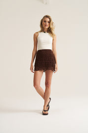 Crochet Mini Skirt