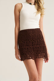 Crochet Mini Skirt