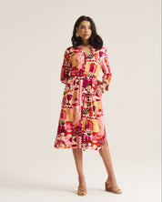 Mandrin Tunic - Pink Marrakech