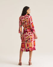 Mandrin Tunic - Pink Marrakech