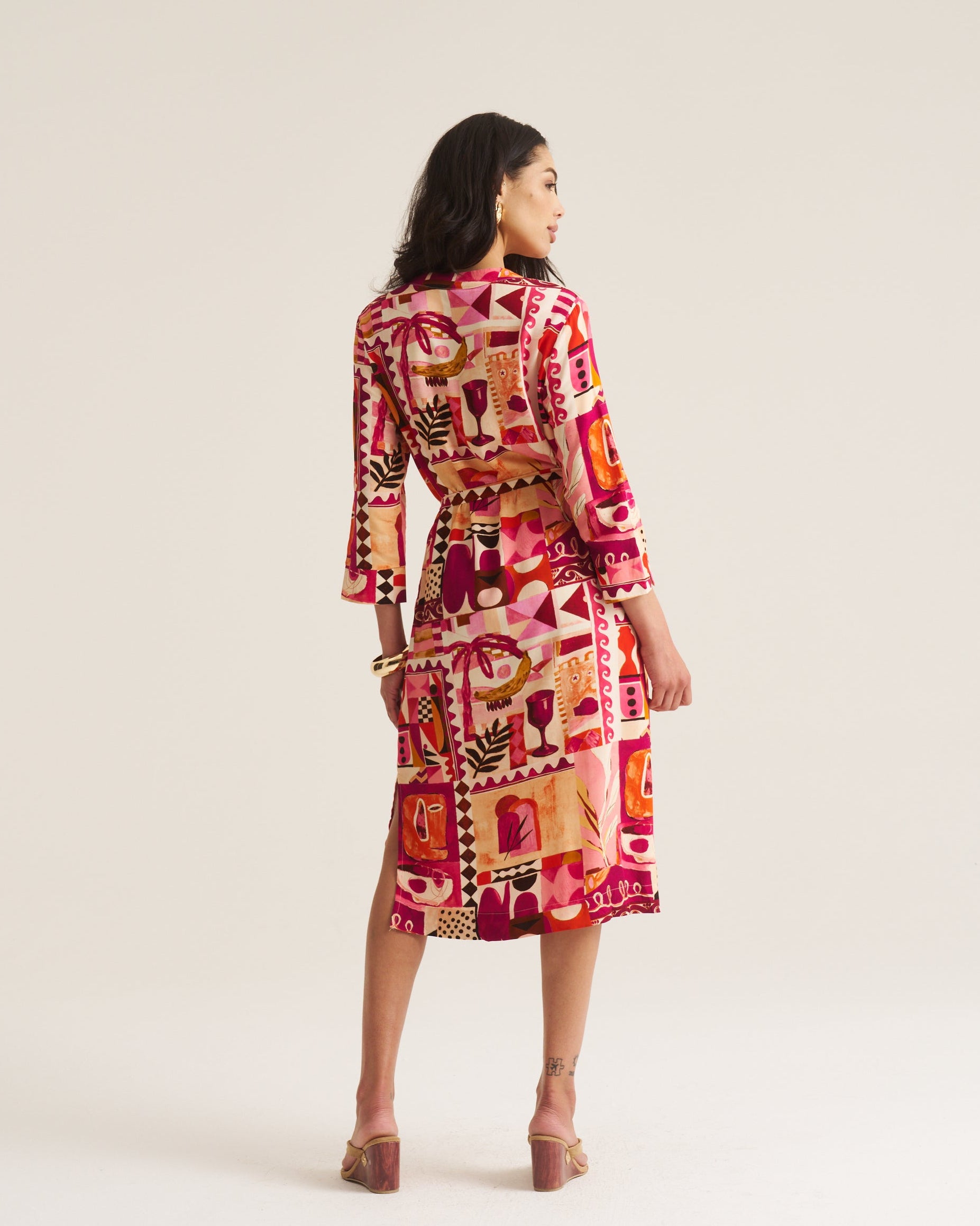 Mandrin Tunic - Pink Marrakech