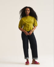 Marlow Blouse - Chartreuse