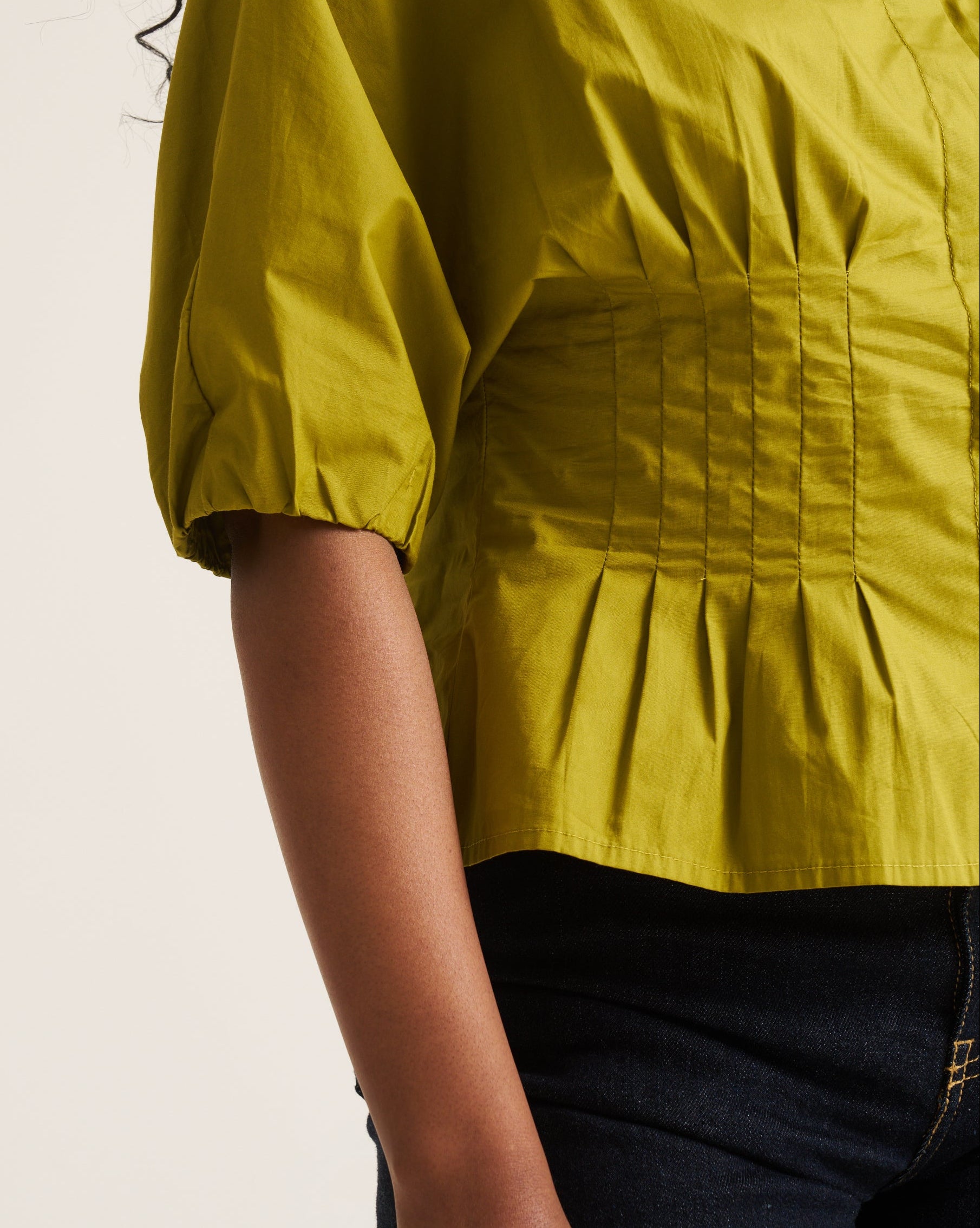 Marlow Blouse - Chartreuse