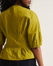 Marlow Blouse - Chartreuse