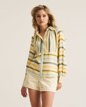 Artist Blouse - Green / Yellow