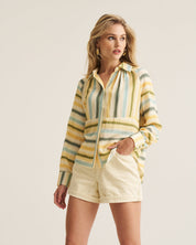 Artist Blouse - Green / Yellow