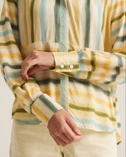 Artist Blouse - Green / Yellow