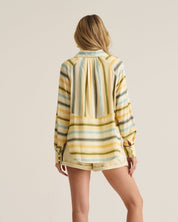 Artist Blouse - Green / Yellow