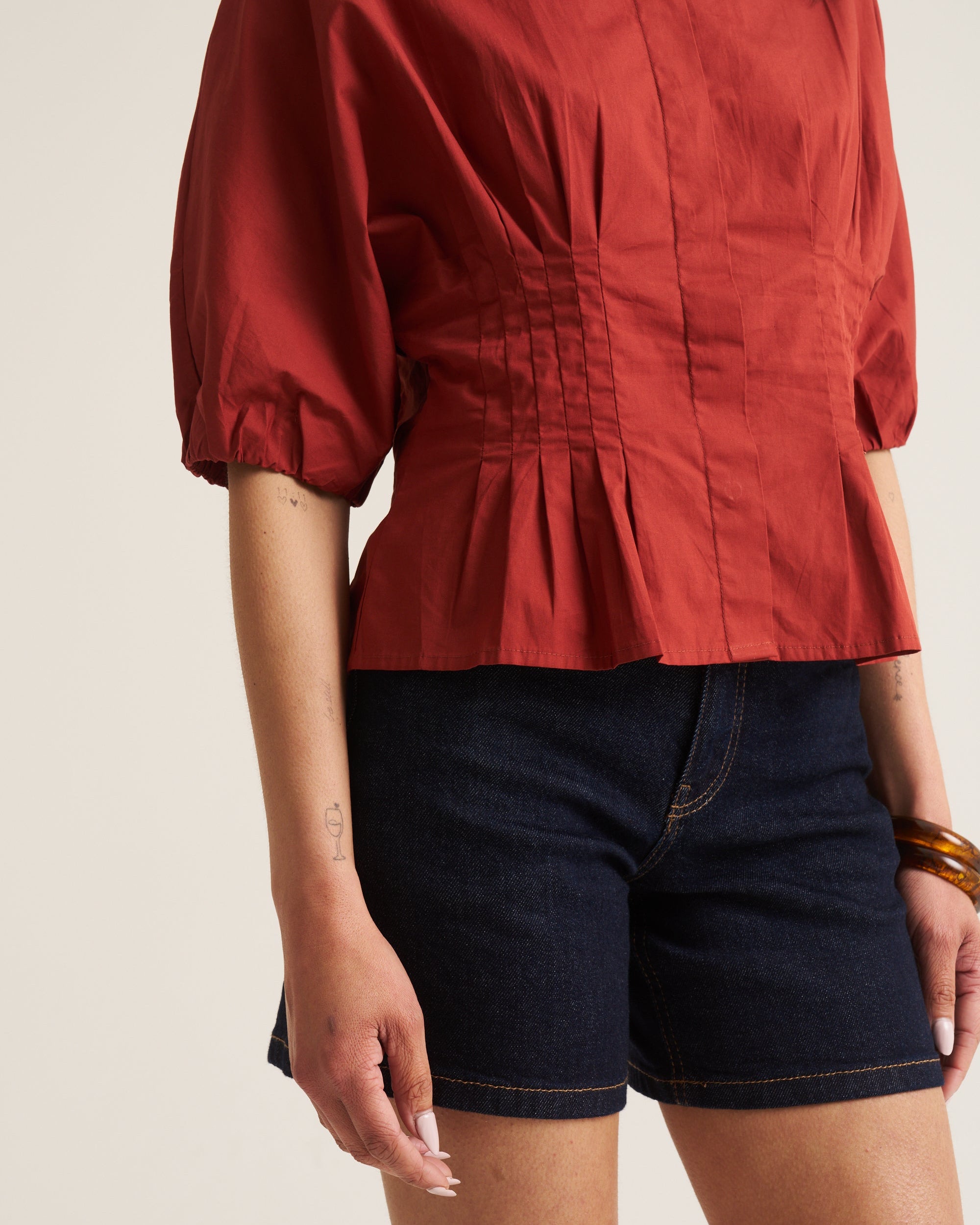 Marlow Blouse - Clay