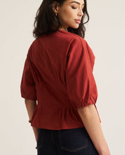 Marlow Blouse - Clay