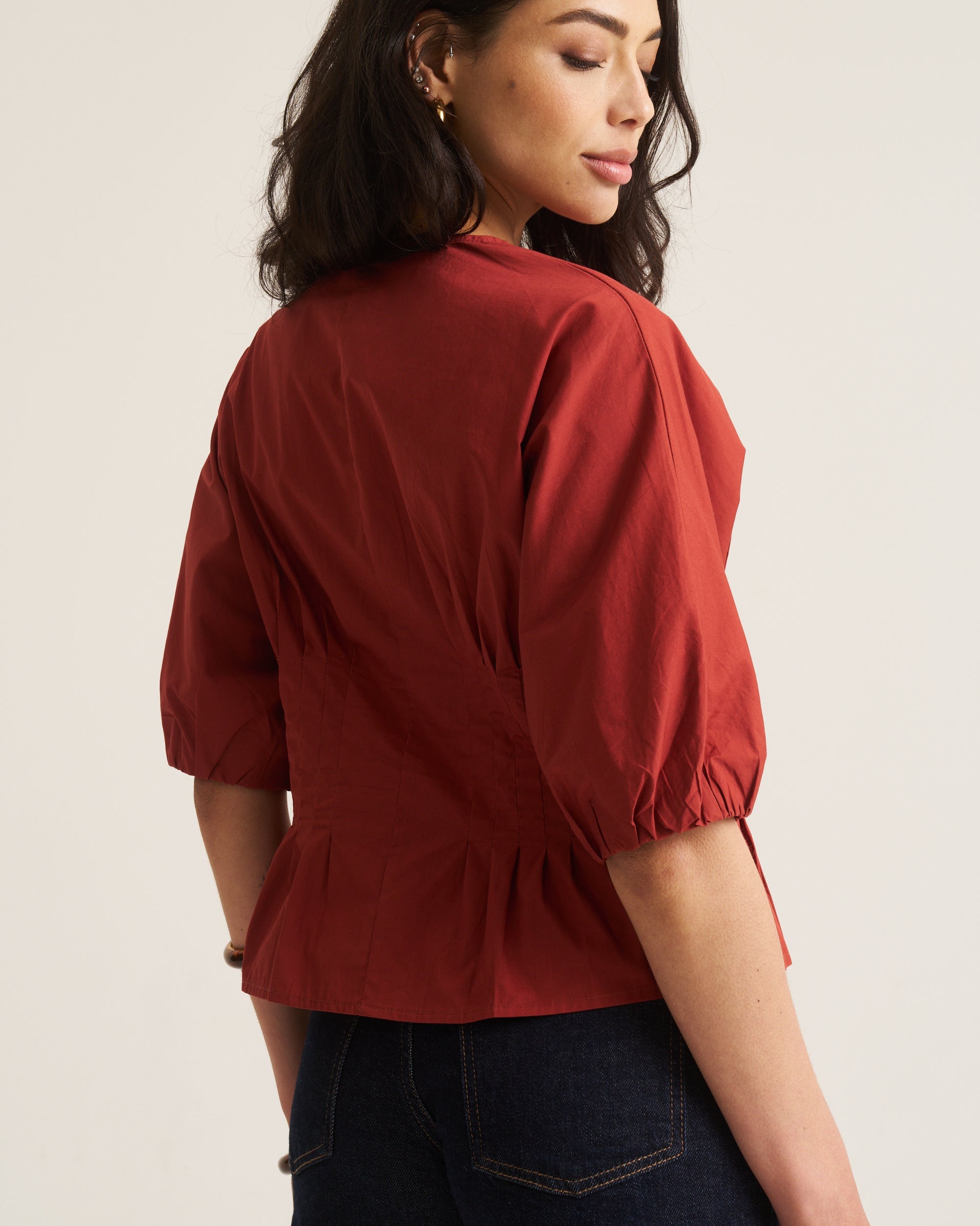 Marlow Blouse - Clay