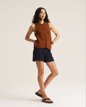 Crochet Waistcoat - Amber