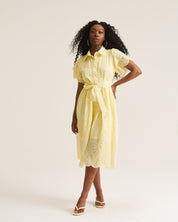 Fria Anglaise Dress - Butter Yellow Dispatching 4th September