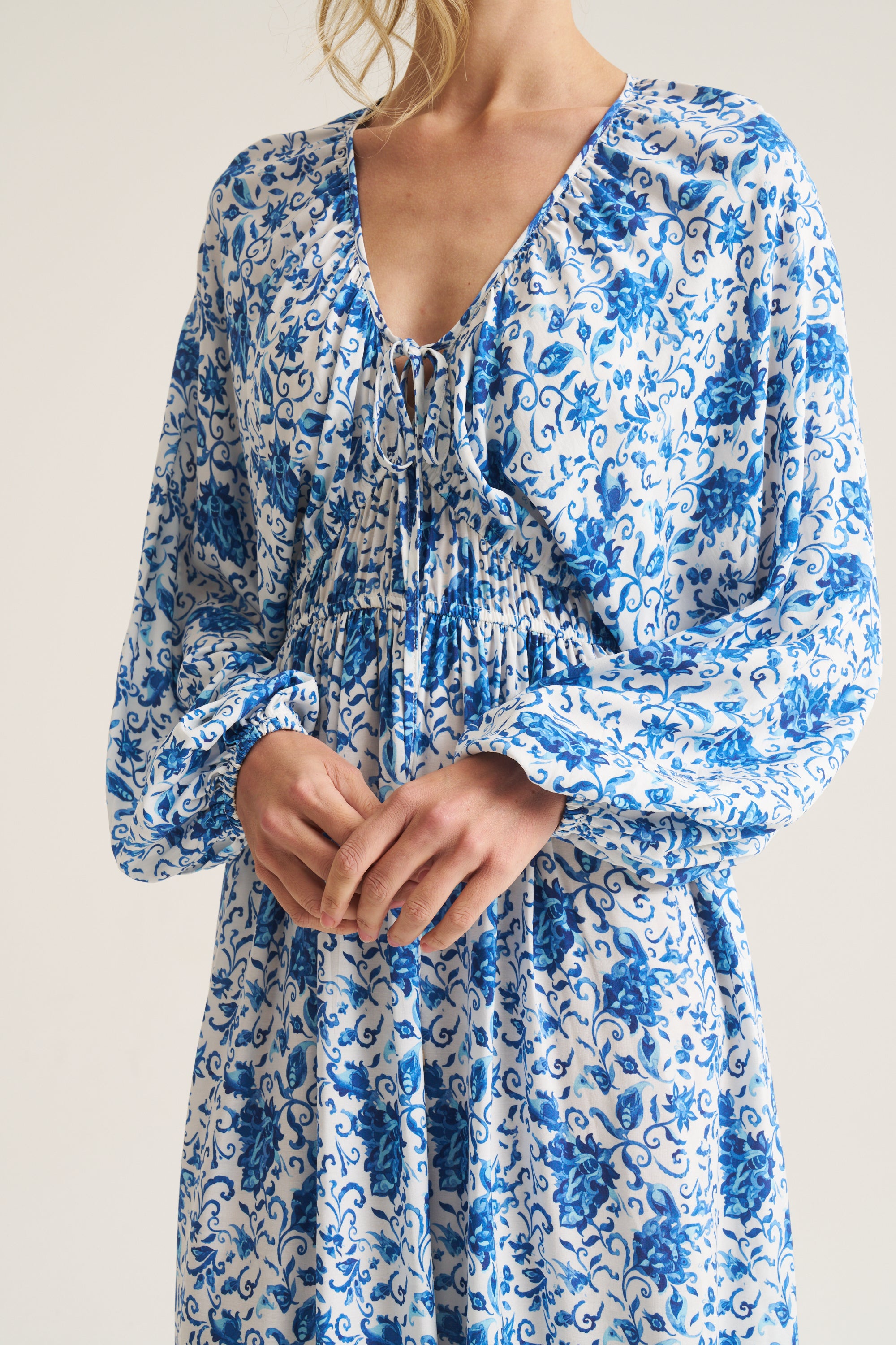 Goddess Maxi - Lemon Boarder Print