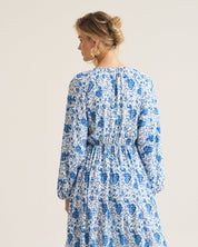 Goddess Maxi - Lemon Boarder Print