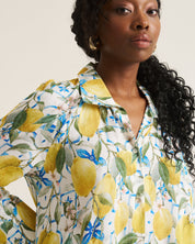 Liza Shirt Dress - Lemon Check