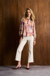 Chapel Floral Trim Blouse